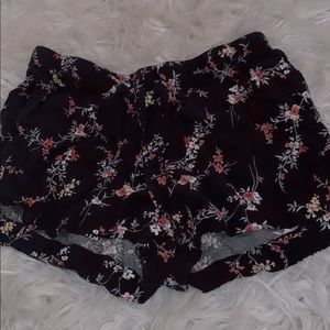 Floral shorts from garage